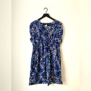 Patterned Blue — Lauren Ralph Lauren — Summer Dress